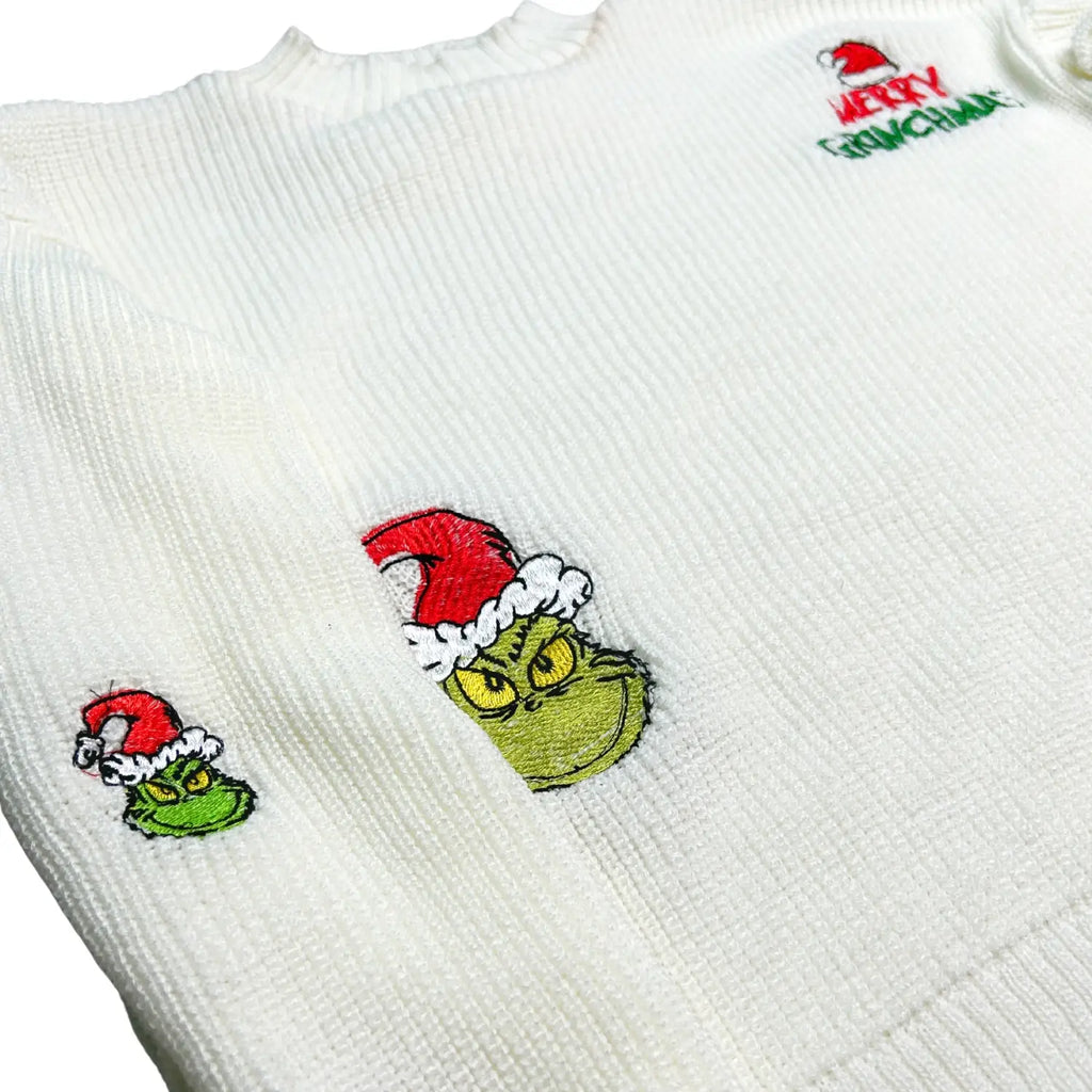Sweater Navideño para mujer GrinchChic 🤍😈