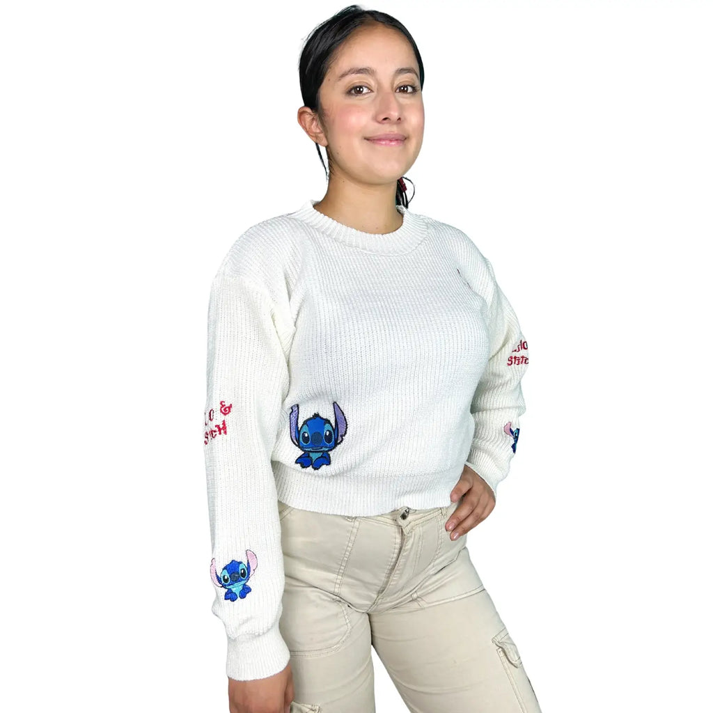 Sweater Navideño para mujer StitchDream 💙✨