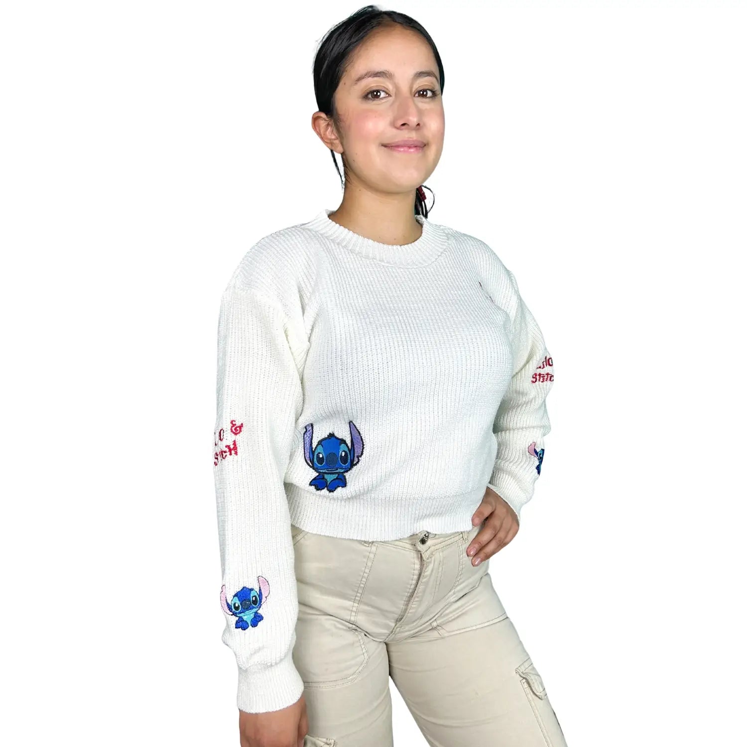 Sweater Navideño para mujer StitchDream 💙✨