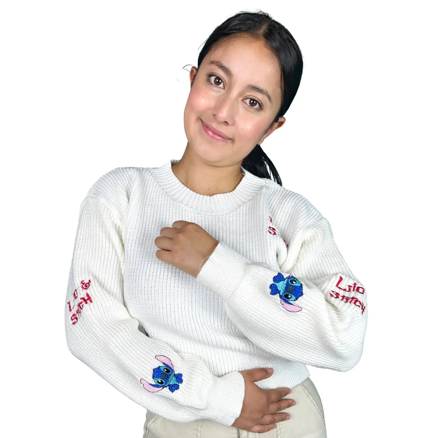 Sweater Navideño para mujer StitchDream 💙✨