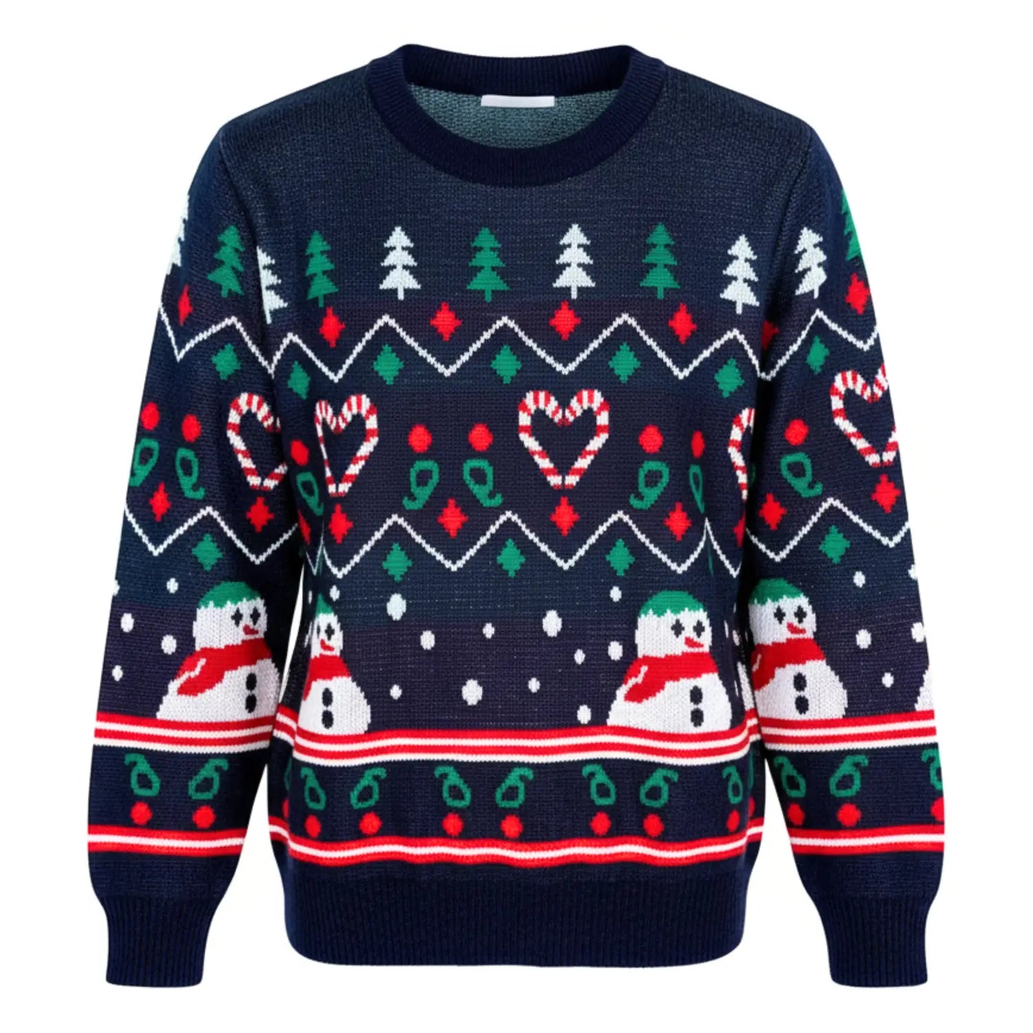 Sweater Navideño Unisex Muñecos & Dulces