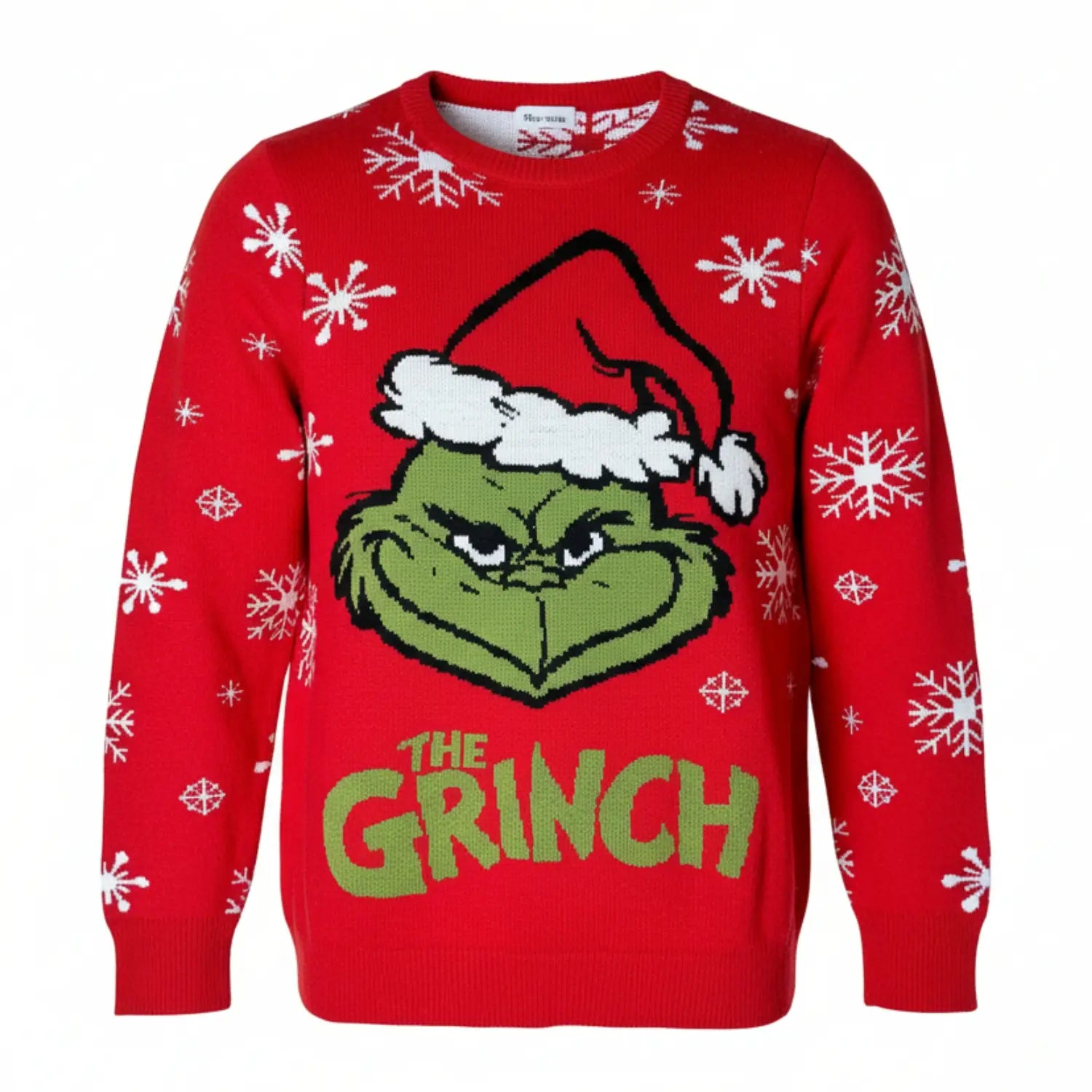 Sweater navideño unisex Edición Roja con Copos de Nieve🎄✨