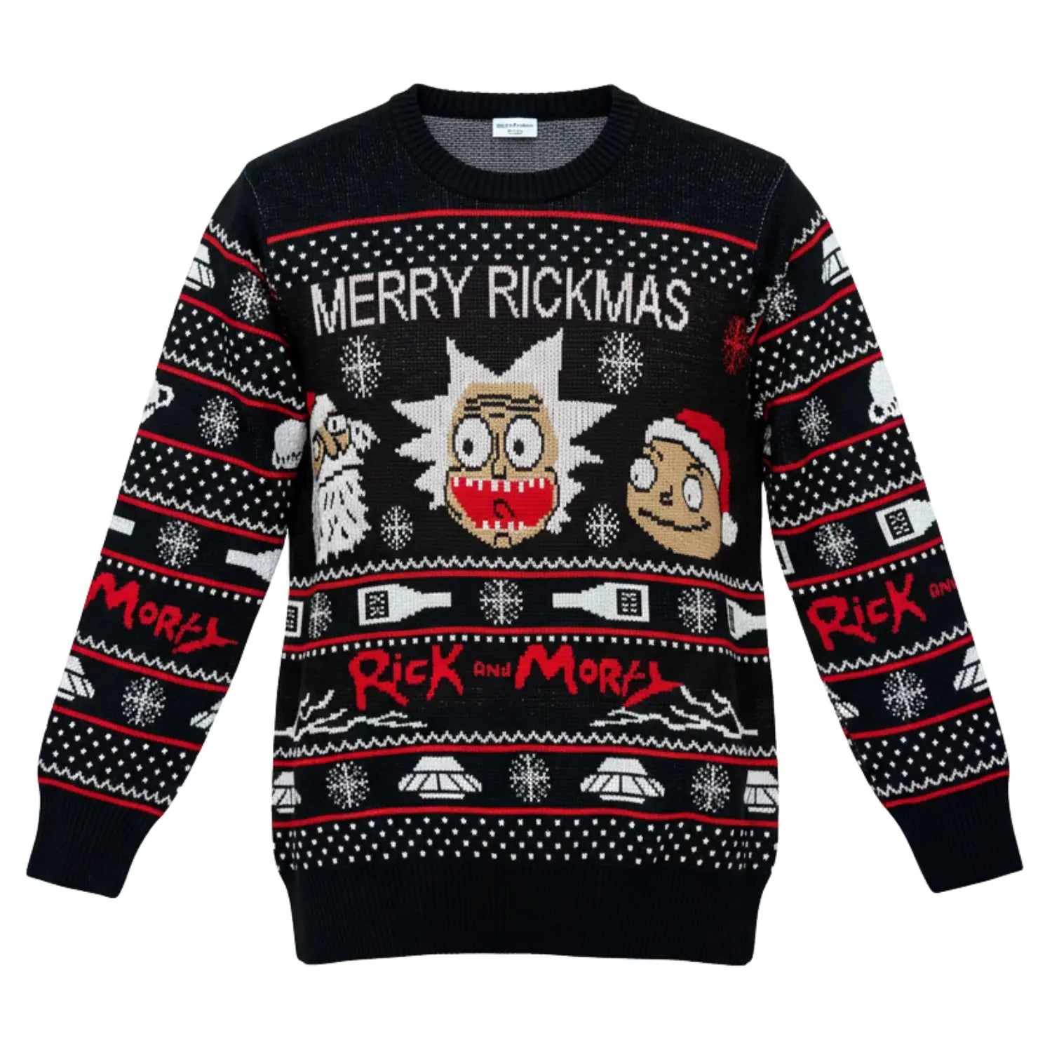Sweater Navideño Rick and Morty