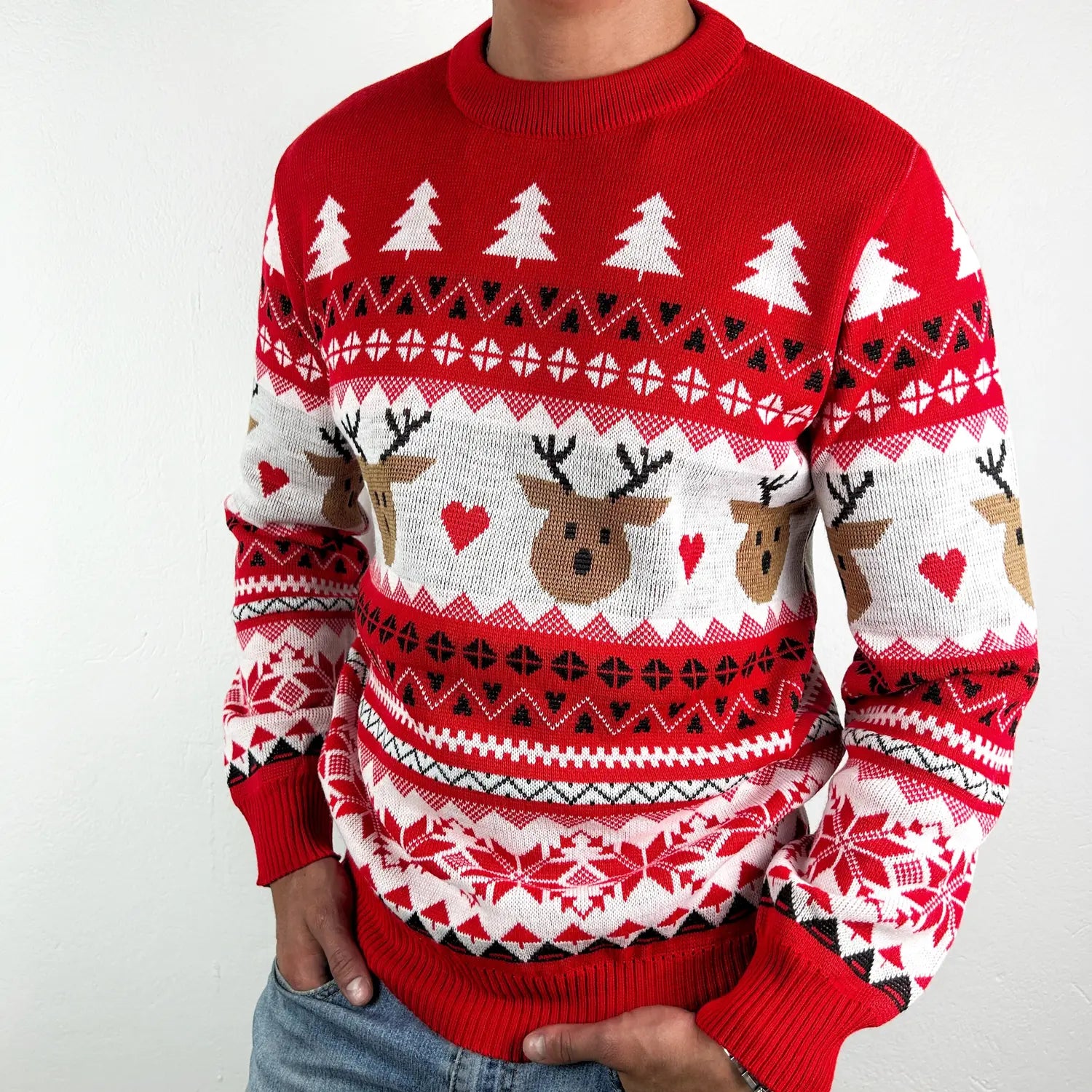 Sweater navideño unisex Reno Amoroso🎄🦌