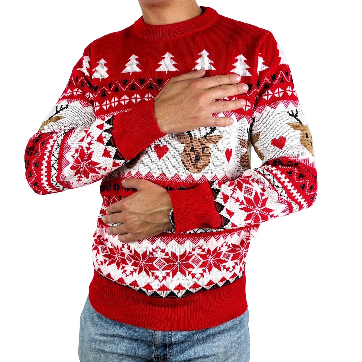 Sweater navideño unisex Reno Amoroso🎄🦌