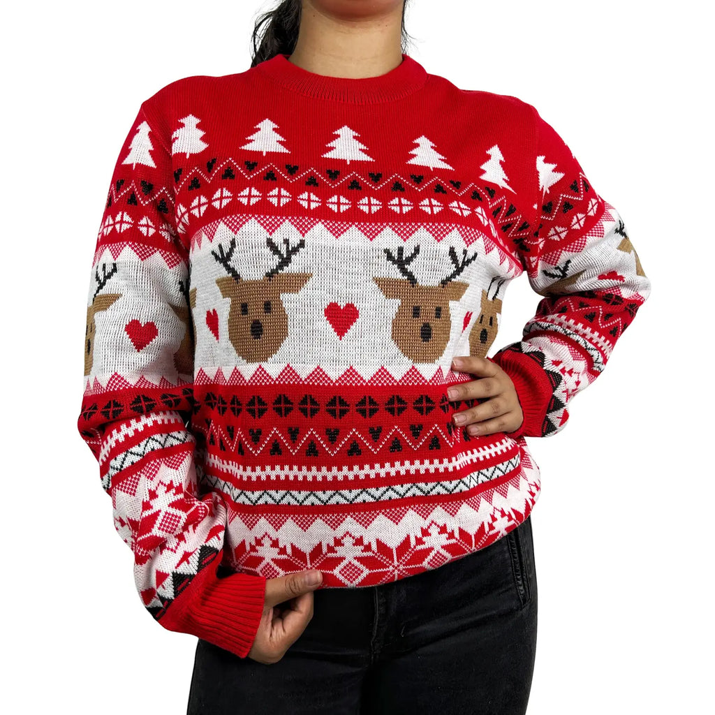 Sweater navideño unisex Reno Amoroso🎄🦌