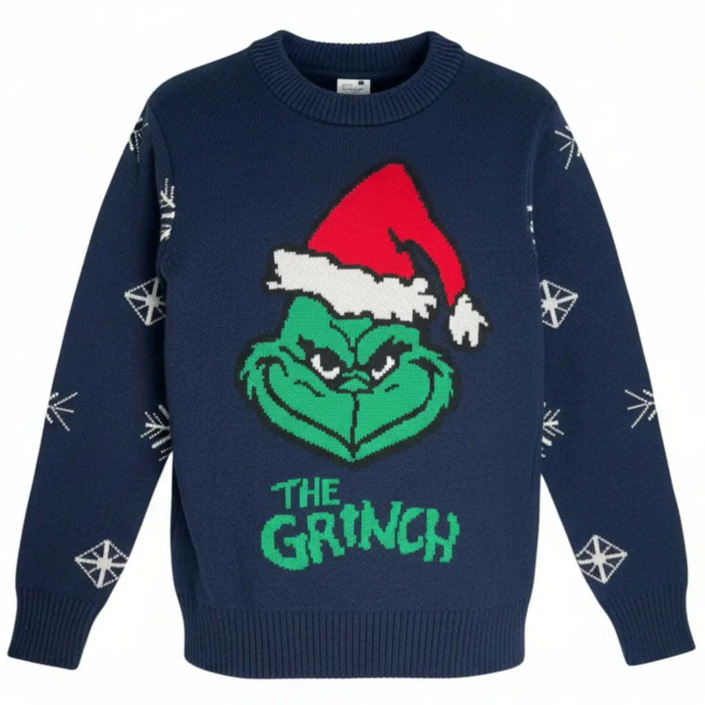Sweater Navideño Unisex GrinchAzul 😈💙