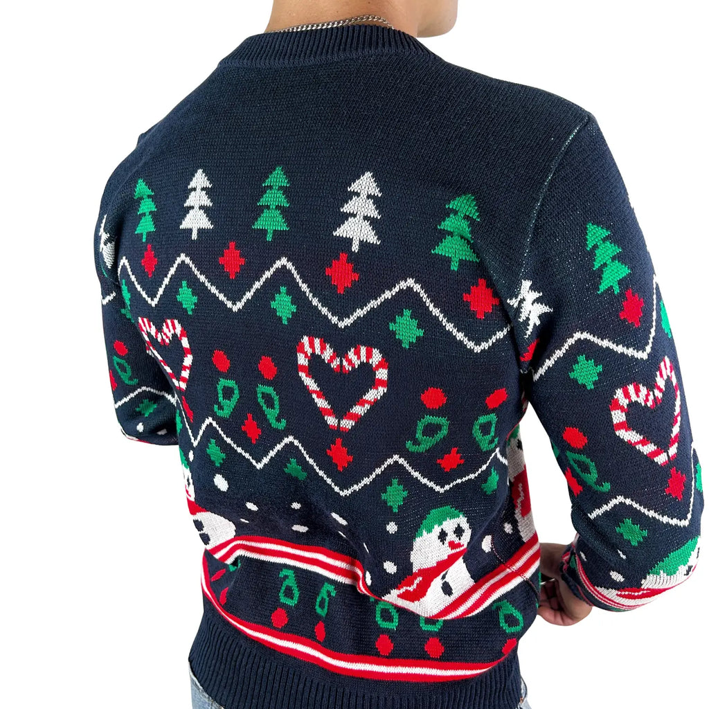 Sweater Navideño Unisex Muñecos & Dulces