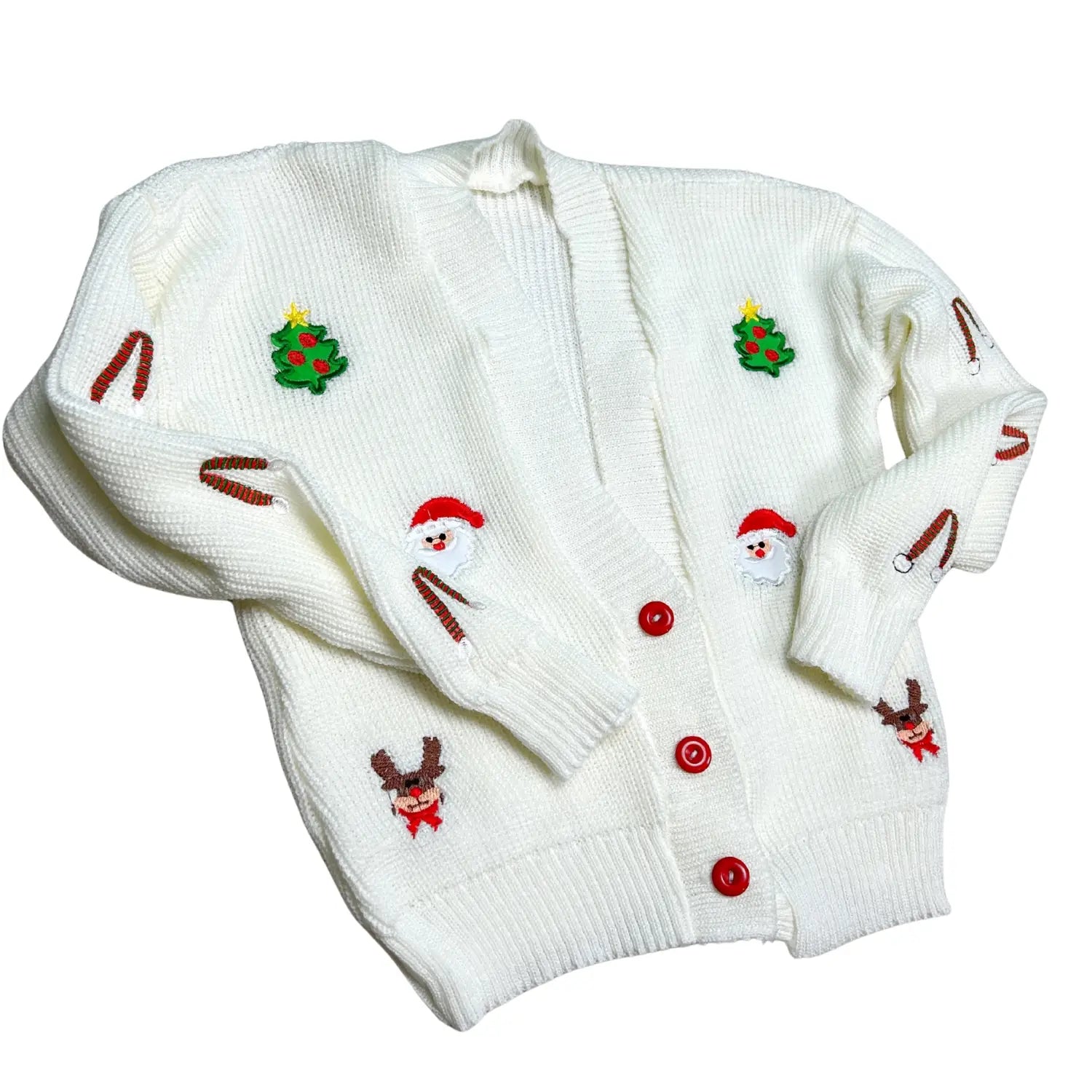 Sweater Navideño para mujer Cardi Claus 🤍🎅