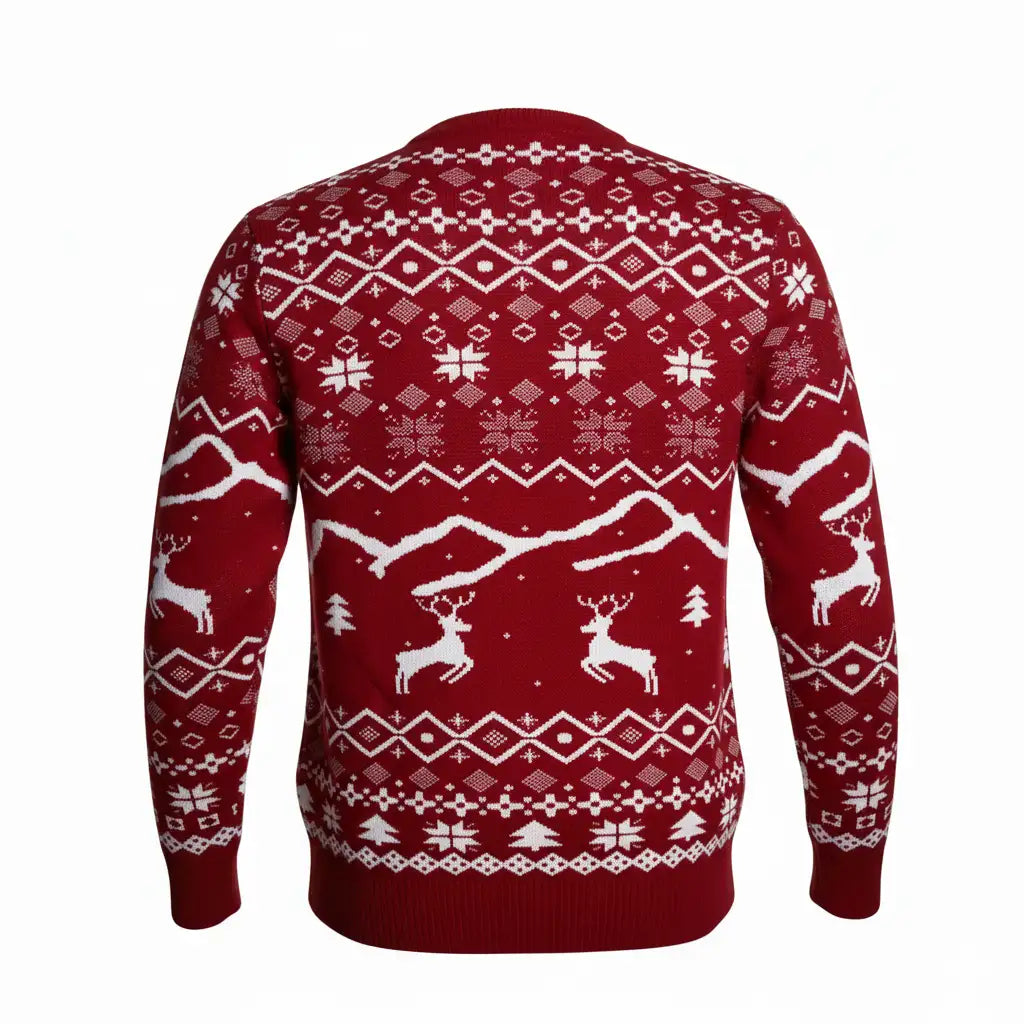 Sweater Navideño “Happy Holidays Red” – Edición Clásica